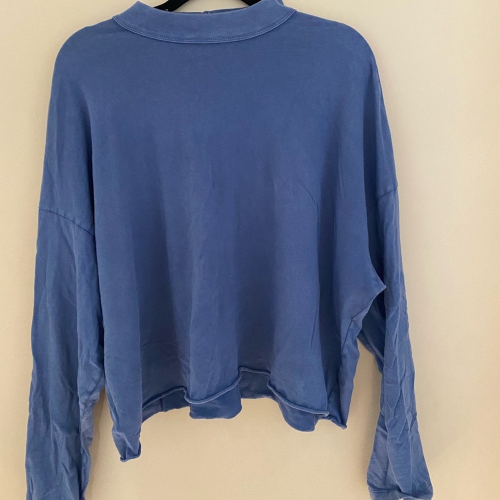 Mock neck cropped top aerie